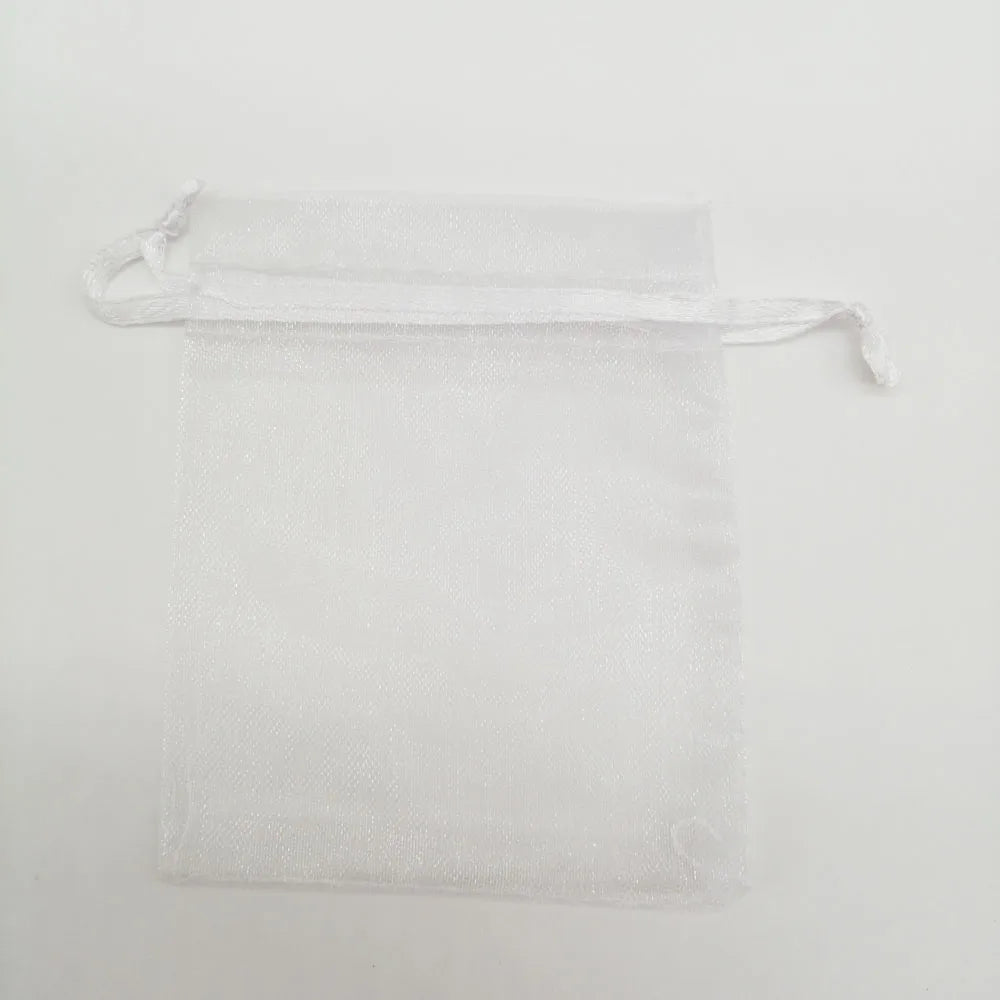 1000pcs 5x7 7x9 9x12 10x15 Small Organza Gift Bag For Jewelry Packaging Display Christmas Wedding Jewelry Storage Drawstring Bag