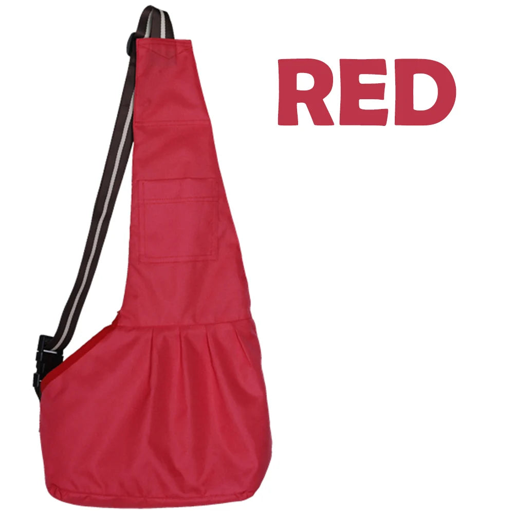 Pet Sling Carrier for Small Dogs Cat Carrier Adjustable Tote Shoulder Sling Bags Single-Shoulder Carrier Backpack Holder BG0152