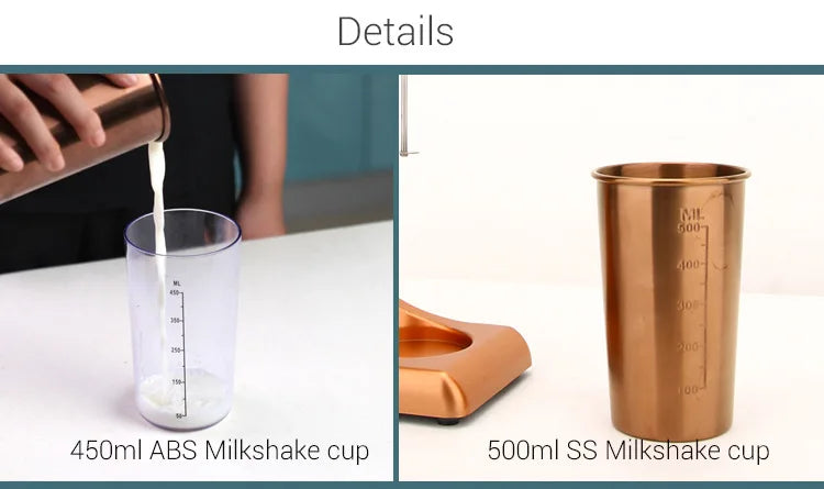 220V Electric Milk Frother Portable Food Blender Coffee Blender Mixing Blender Multifunctional Food Maker Milkshake EU Plug