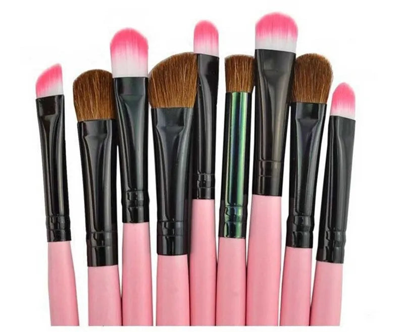 Gift Bag Of  24 pcs Makeup Brush Sets Professional Cosmetics Brushes Eyebrow Powder Foundation Shadows Pinceaux Make Up Tools
