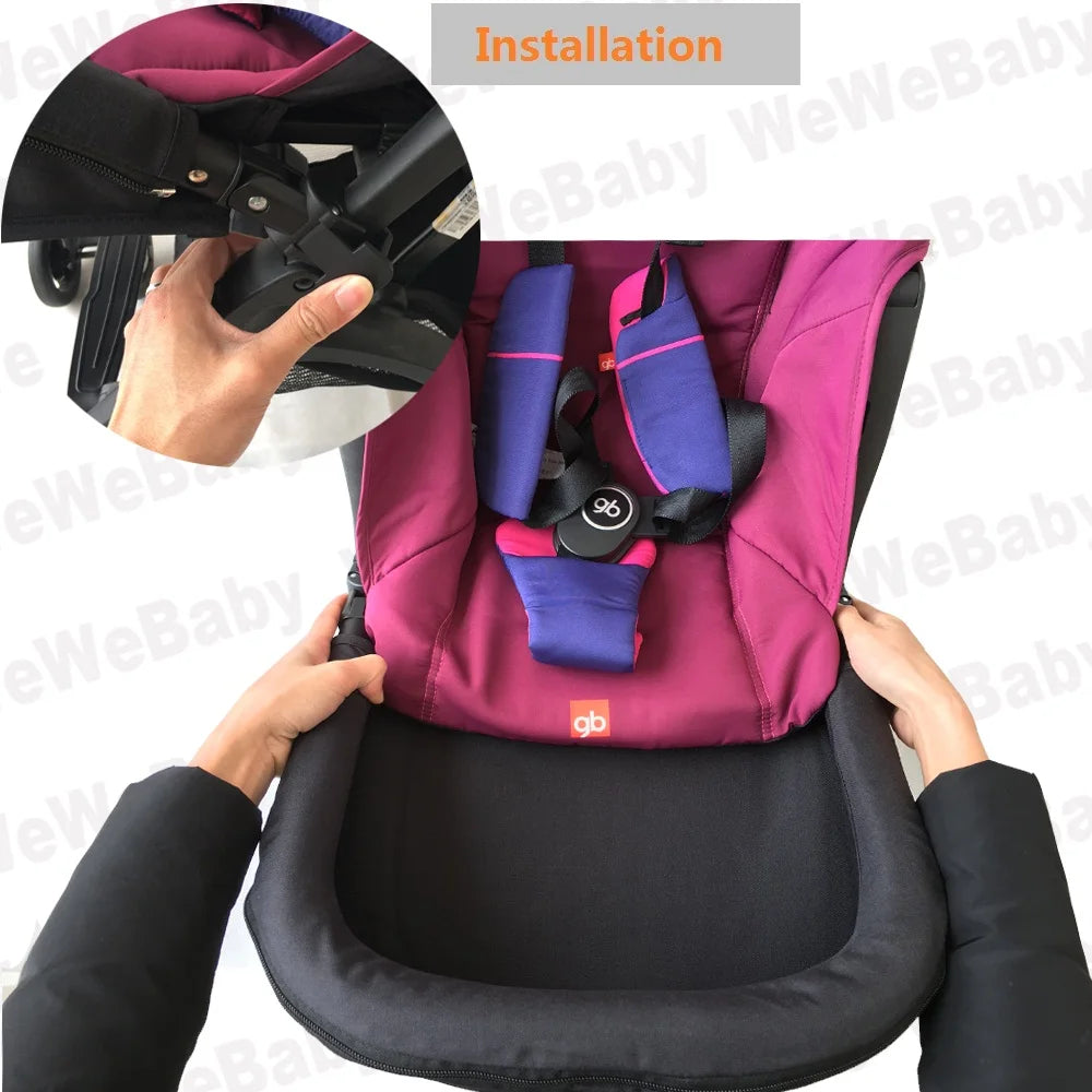 Baby stroller Accessories extend footboard extension footmuff For gb pockit stroller  foot rest For goodbaby POCKIT A 2S 3S