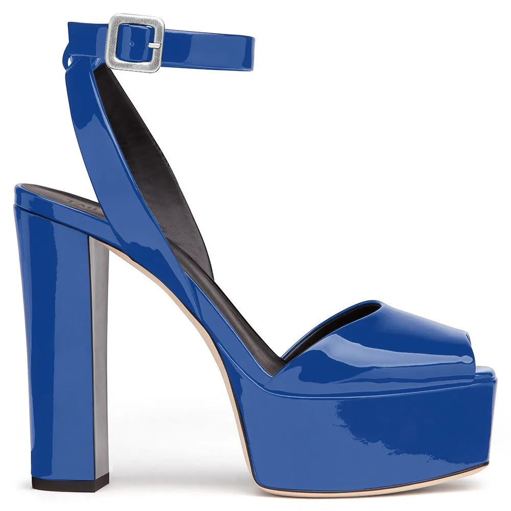 【Measure your feet length before order】Luxury Women High Heel Sandals Platform Sexy Evening Party Dress Summer Lady Shoes C-SL-2