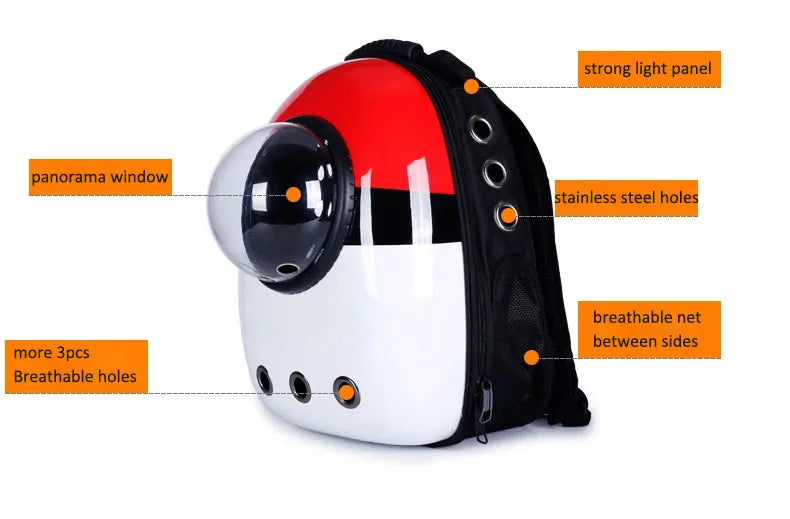 High Quality Window Transport Carrying Breathable Travel Bag Bubble Astronaut Pet Dog Space Capsule Cat Carrier Backpack