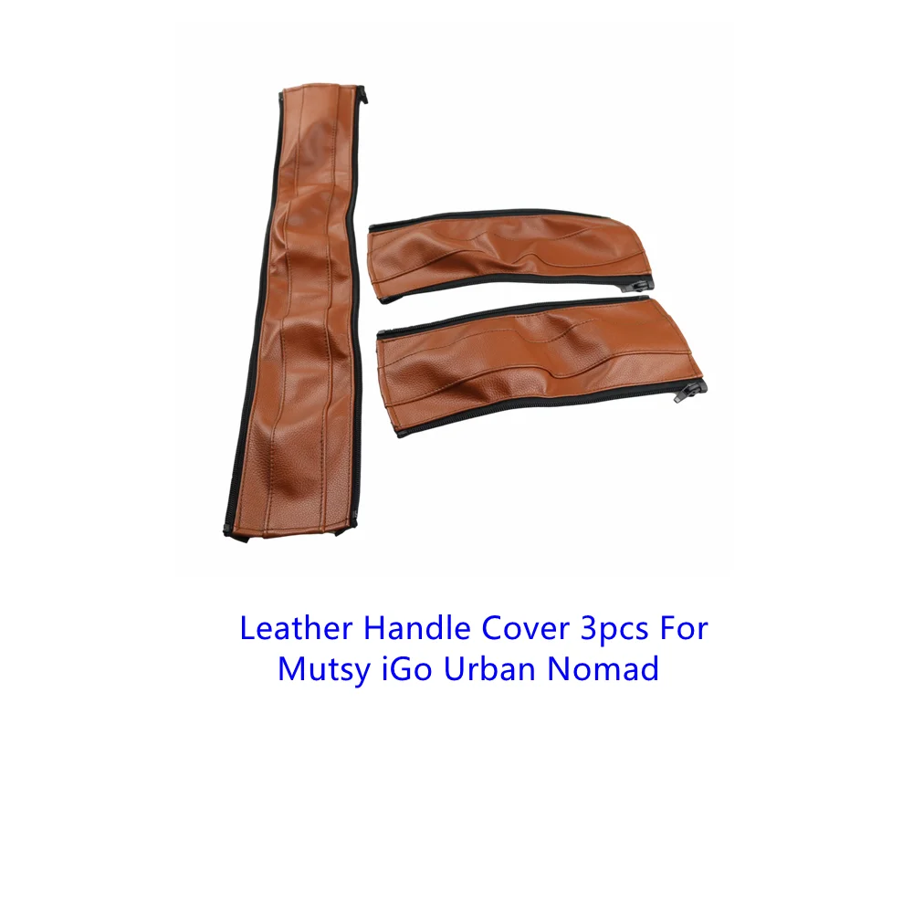 Stroller Baby Leather Bumper Covers Fit Mutsy iGo Urban Nomad Handle Sleeve Case Armrest Protective Cover Stroller Accessories