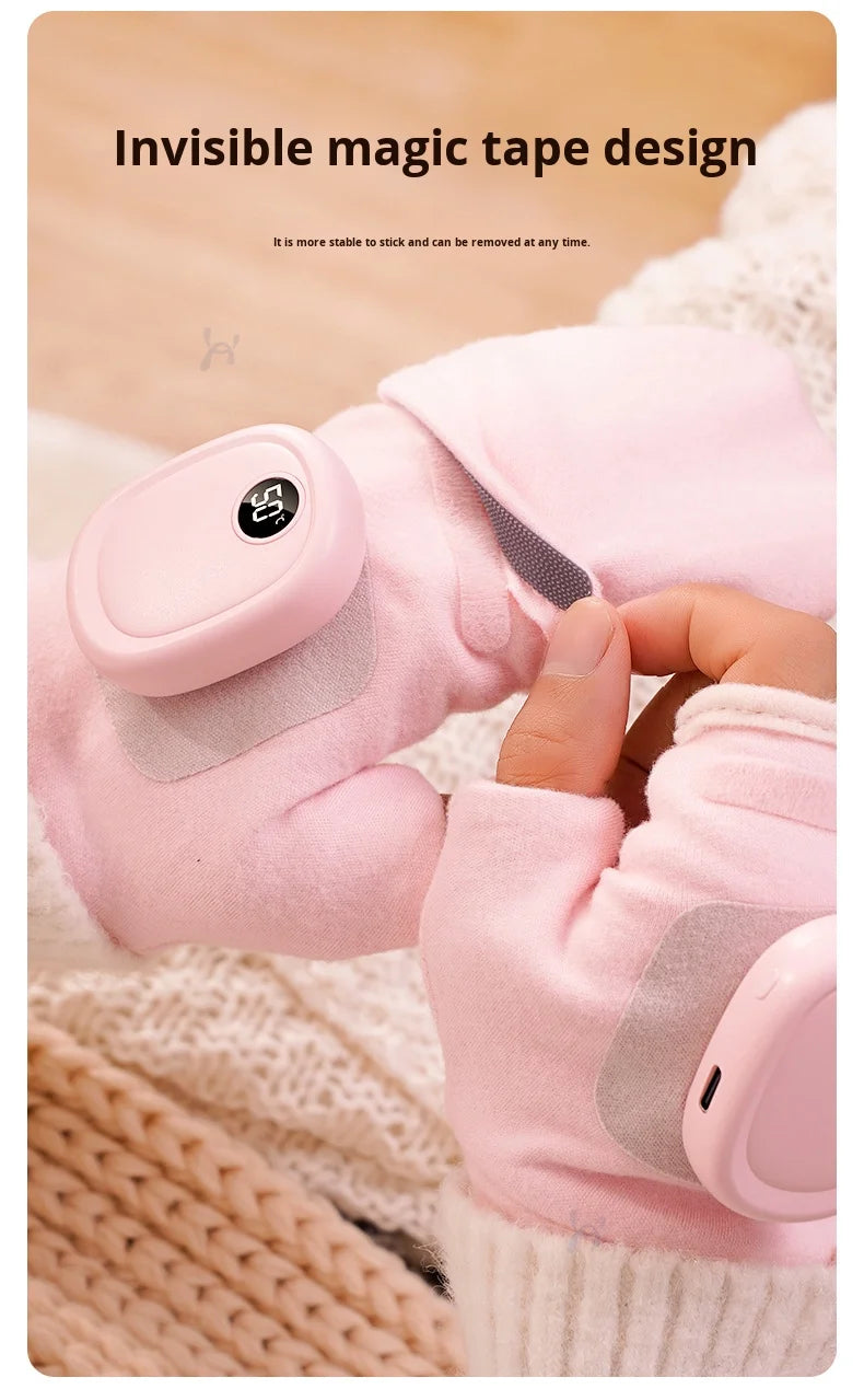 Graphene Heated Gloves Portable Winter Wearable Hand Warmer Handheld