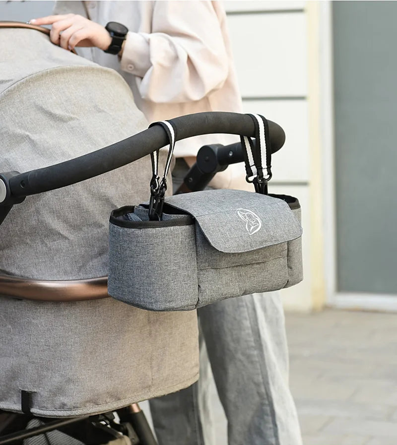 Baby Stroller Organizer Cup Holder Stroller Bag Baby Car Bag Trolley Bag Large Capacity Travel Baby Stroller Accessories