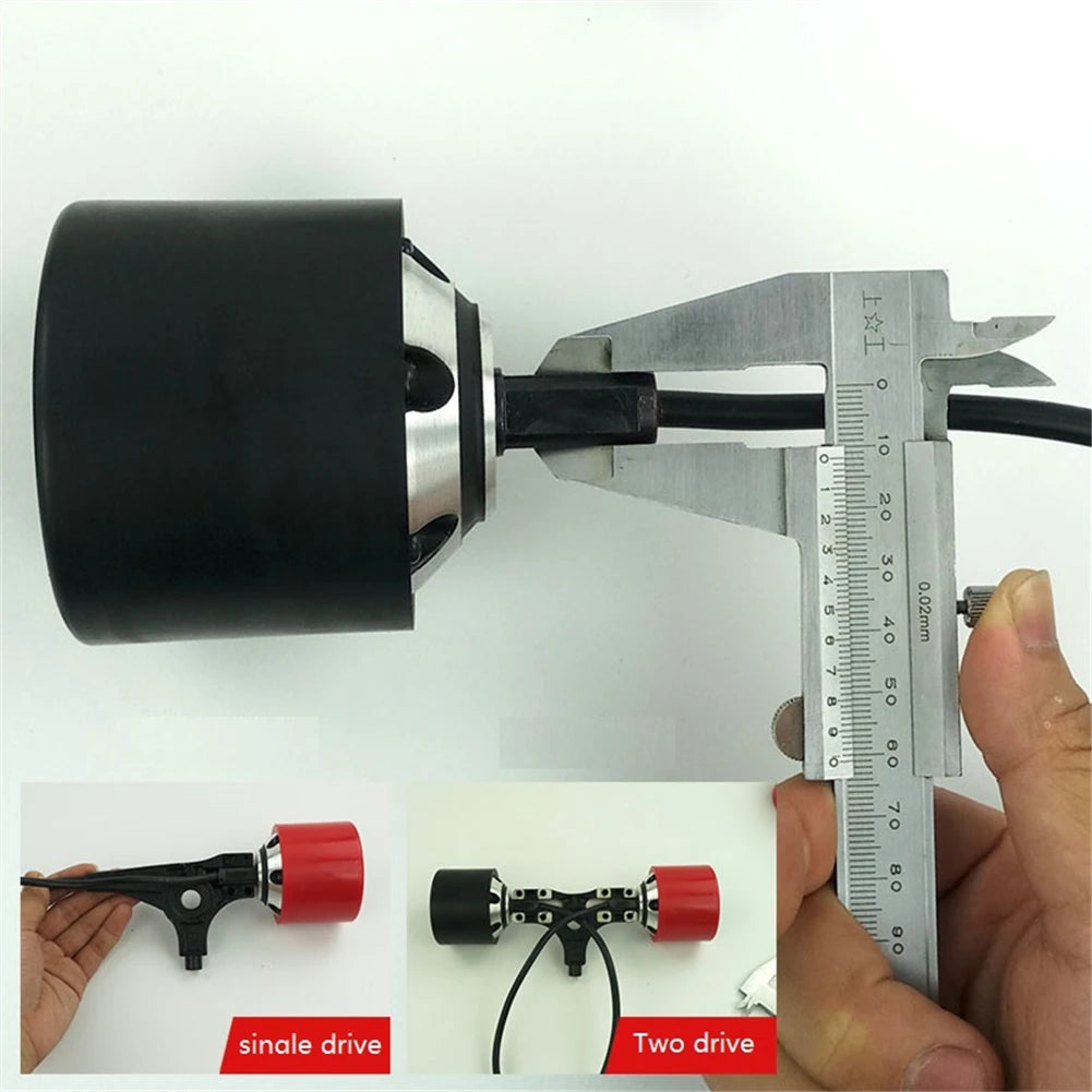 DIY Electric Skateboard Motor Electric Skateboard Accessories Wireless Sensor Remote Controller Drive 70mm 83mm 90mm Kit