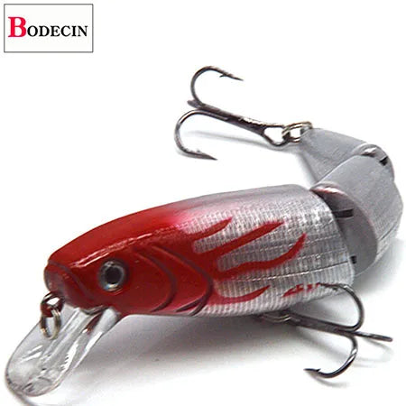 Multi Section Sea Bass Hard Fishing Lures 3D Eyes 1PCS Crankbaits Minnow Swimbait Fake Hard Bait Artificial Wobblers Carp Tackle