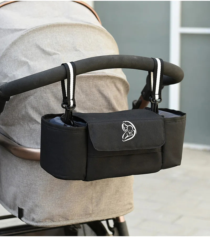 Baby Stroller Organizer Cup Holder Stroller Bag Baby Car Bag Trolley Bag Large Capacity Travel Baby Stroller Accessories