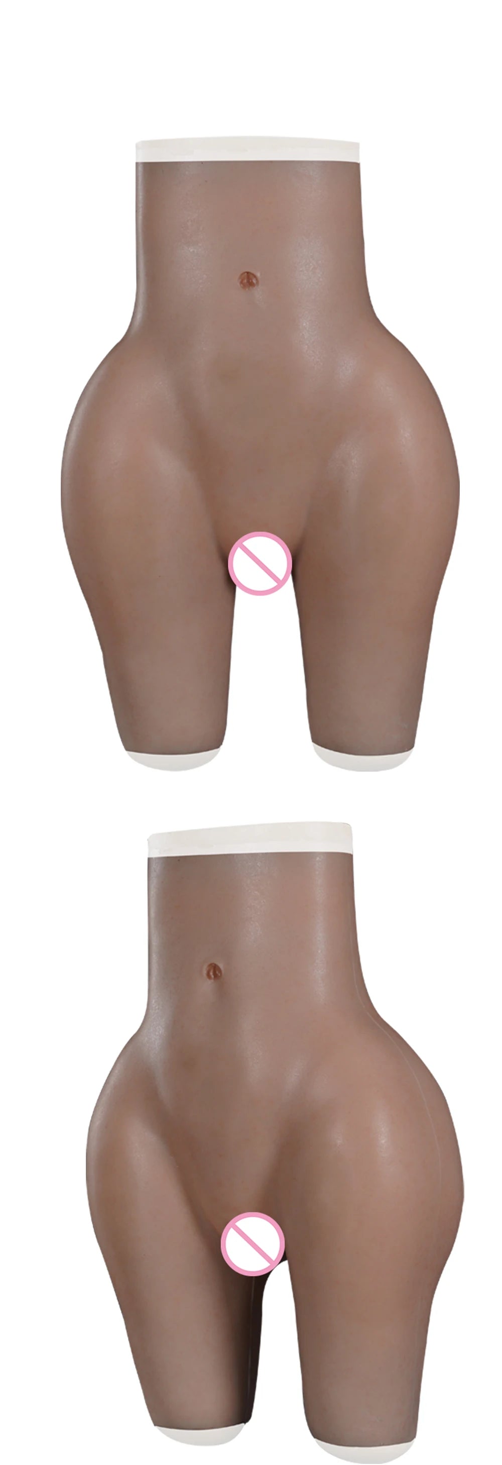 EYUNG 8THpgrade Silicone Realistic Vagina Panties Butt Hip Enhancer Pussy Pant Crossdressing For Transgender Shemale Drag Queen