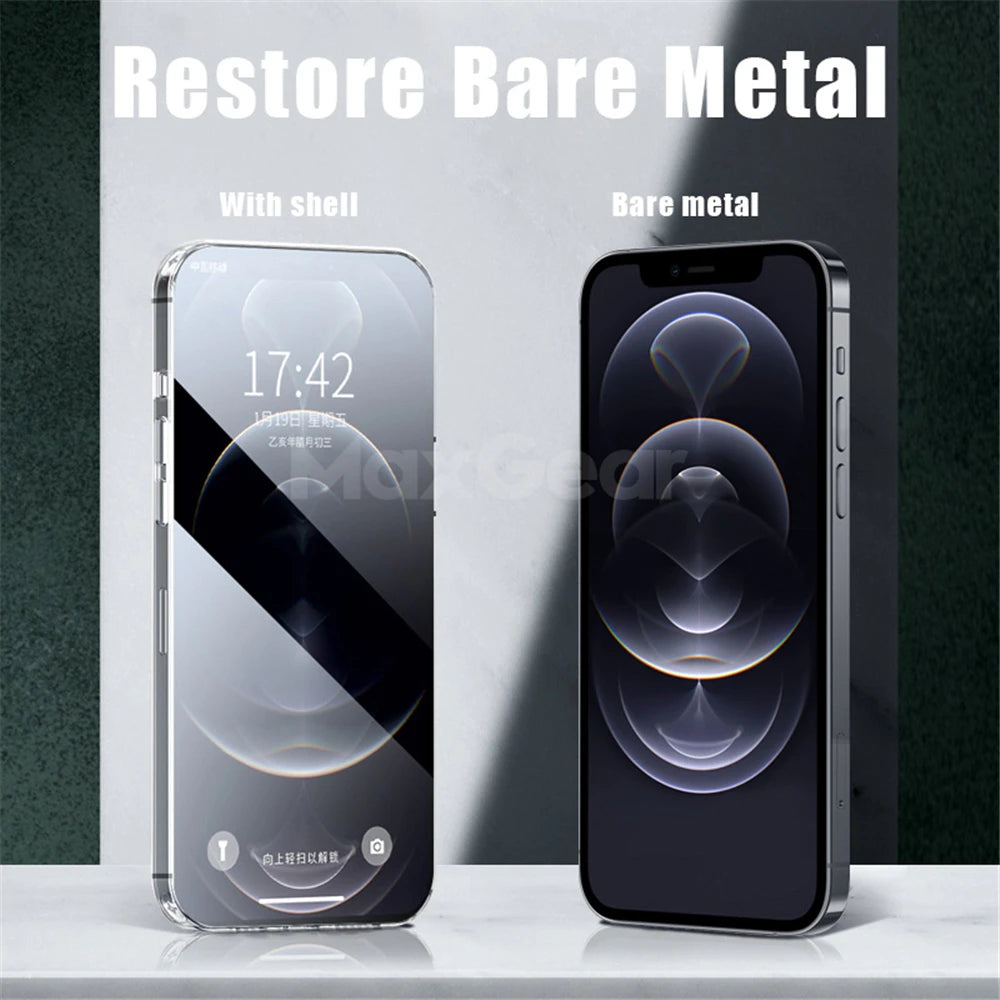 360 Full Body Front Back Protective Case For iPhone 16 15 12 13 14 11 Pro Max Mini X XR XS Plus Soft Hard Transparent Cover