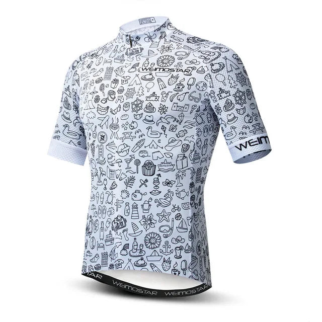 cycling jersey Men's Bike jerseys Short sleeve Pro Team Road Mountain MTB Maillot Ciclismo Racing Top T-shirts Shirt Blue USA UK