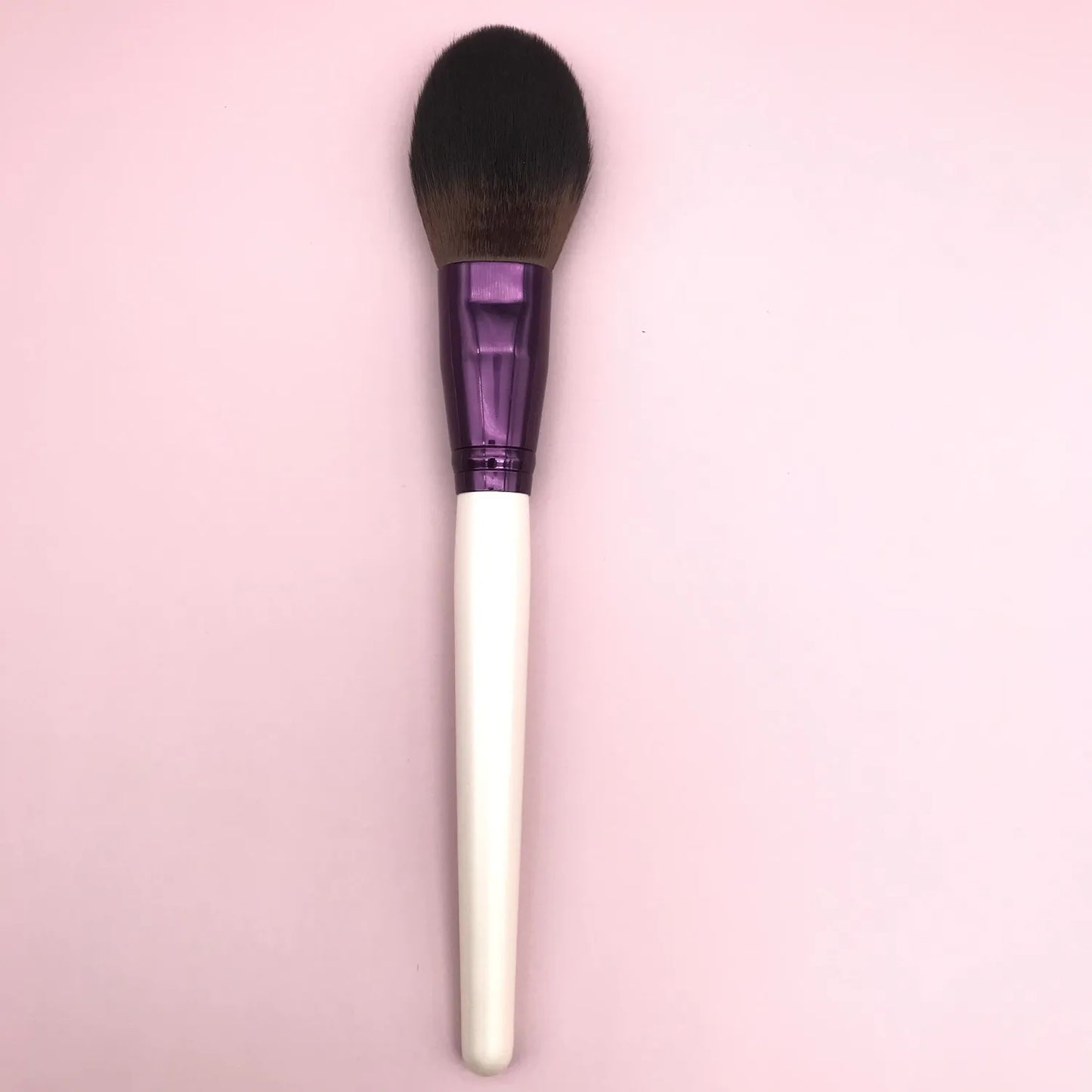 YLovely  luxurious  Soft Synthetic Natural High Quality Pearl White Foundation Contour Blending Maquiagem Make Up Brush Set Kit