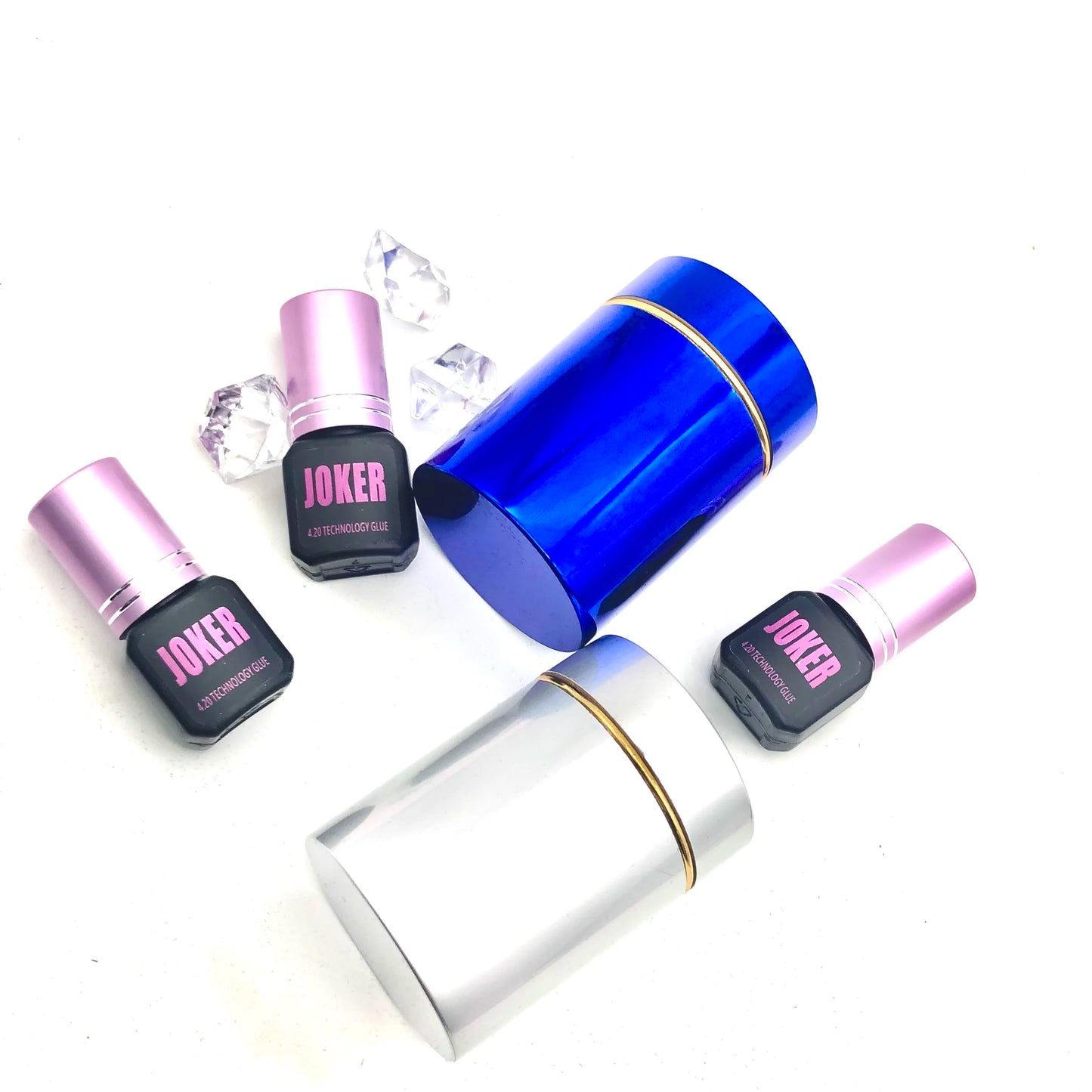 Glesum New Style Super Quality 0.5s Dry Joker Glue Latex Free And Low Irritate Gold Bottle Eyelash Extension Make Up Adhesive