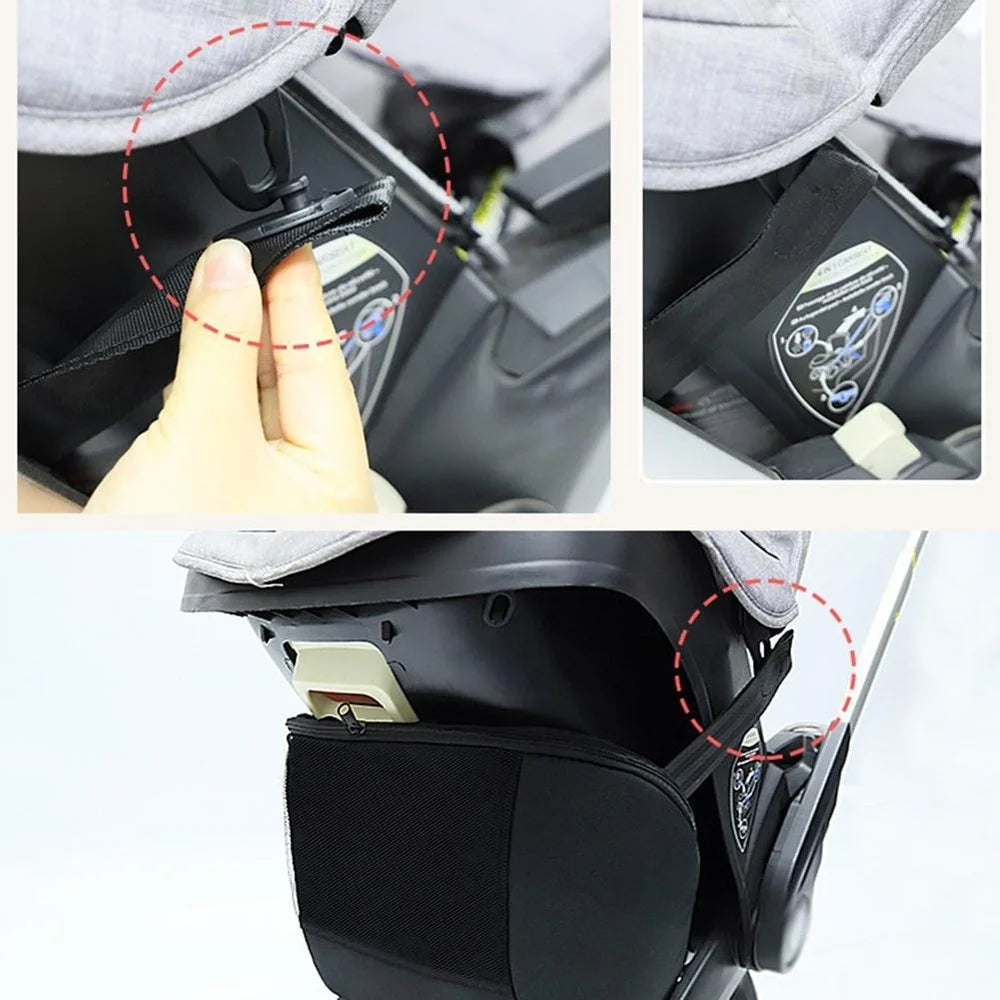 Stroller Seat Storage Bag Baby Stroller Accessories Shopping Bag for Doona Stroller Travel Bag Mommy Bag Foot Cover