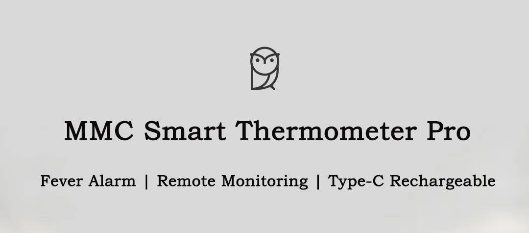 Miaomiaoce Digital Smart Thermometer Pro Clinical Baby Thermometer Rechargeable Accurate Measurement Fever Alarm Remote Monitor