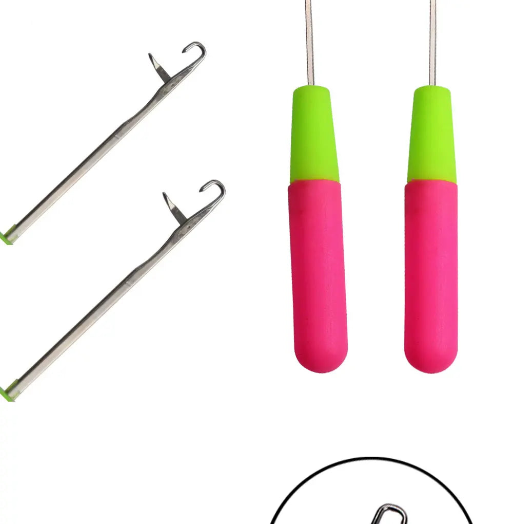 Plastic Crochet Hook Needle for Hair Weaving Dreadlock Knit Hook Needle for Hair Weaving Crochet Needle Hook