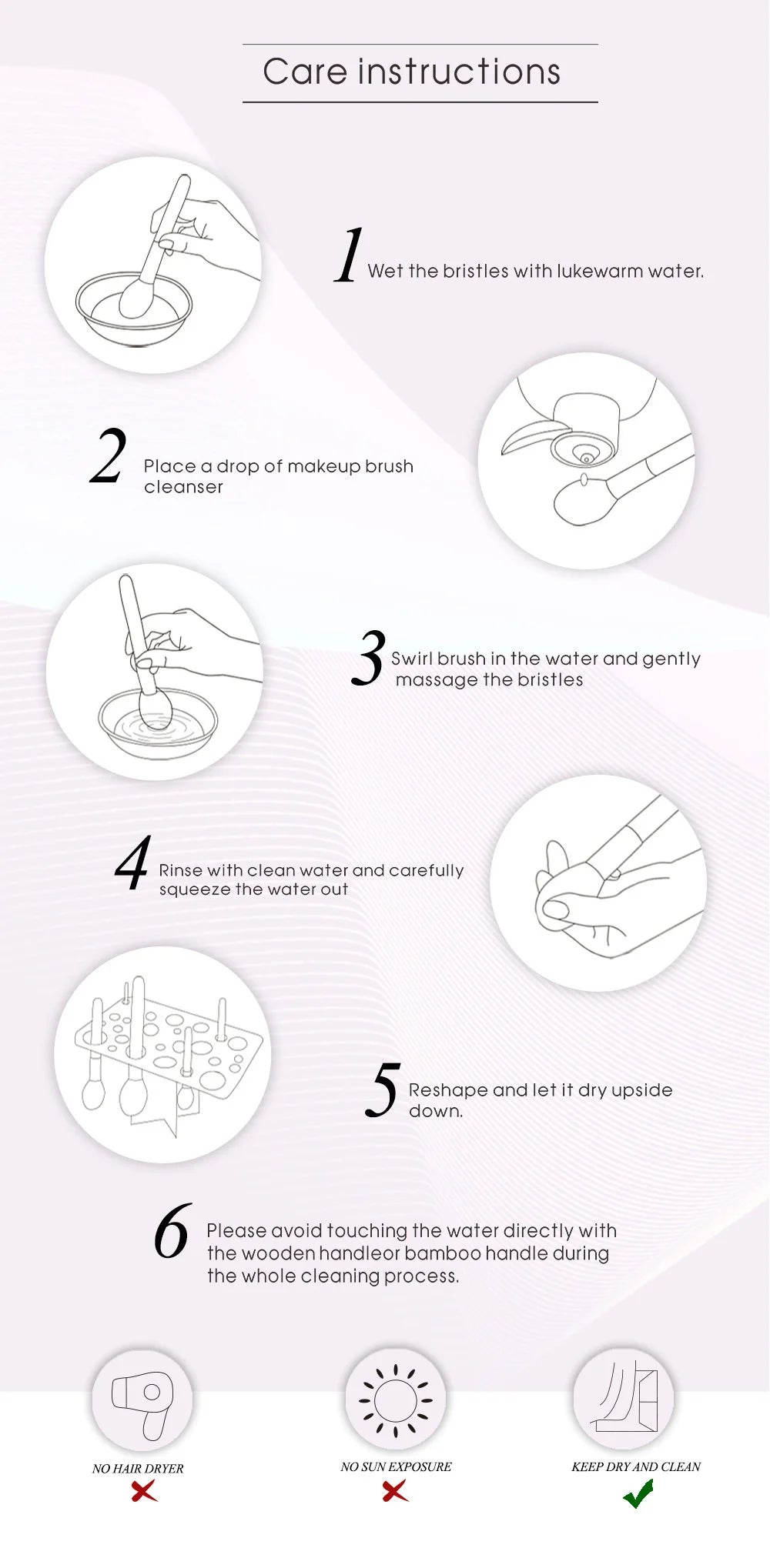 YLovely  luxurious  Soft Synthetic Natural High Quality Pearl White Foundation Contour Blending Maquiagem Make Up Brush Set Kit