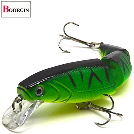 Multi Section Sea Bass Hard Fishing Lures 3D Eyes 1PCS Crankbaits Minnow Swimbait Fake Hard Bait Artificial Wobblers Carp Tackle