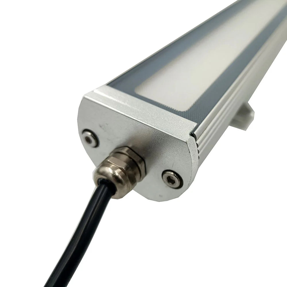 24W 28W 32W LED CNC Machine Tool Work Light Panel Lamp Tempered Frosted Glass Sliding Mounting DC24V AC100-250V Hot Sales