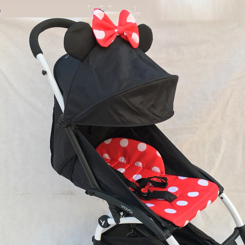 COLU KID® Baby Stroller Accessories Canopy Hood Sunshade 175° Seat Cushion Cotton Liner Pad for Babyzen Yoyo2 Yoya YOYO 2
