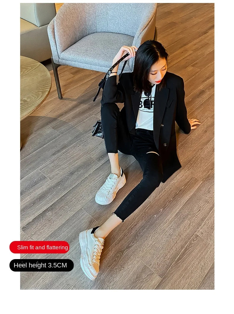 Black Canvas Shoes Woman Vulcanize Shoes Ladies Sneakers Shoes for Women 2025 Platform Sneakers Casuales Trainers Sneakers Women