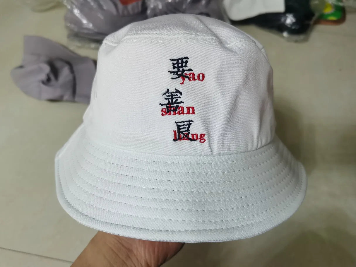 Wholesale Custom Cotton Fishing Bucket Hat with Logo Fisherman's Style
