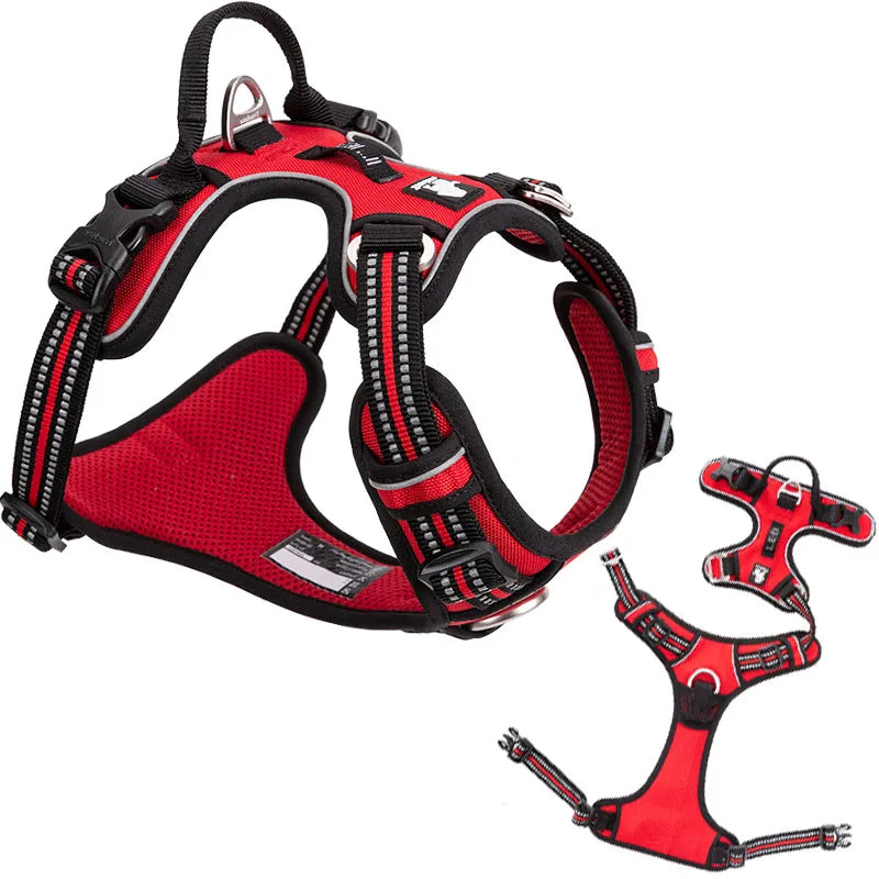 Truelove Dog Harness No Pull Vest Soft Adjustable Safety Harness For Dog Small Large Running Training French Bulldog Front Nylon