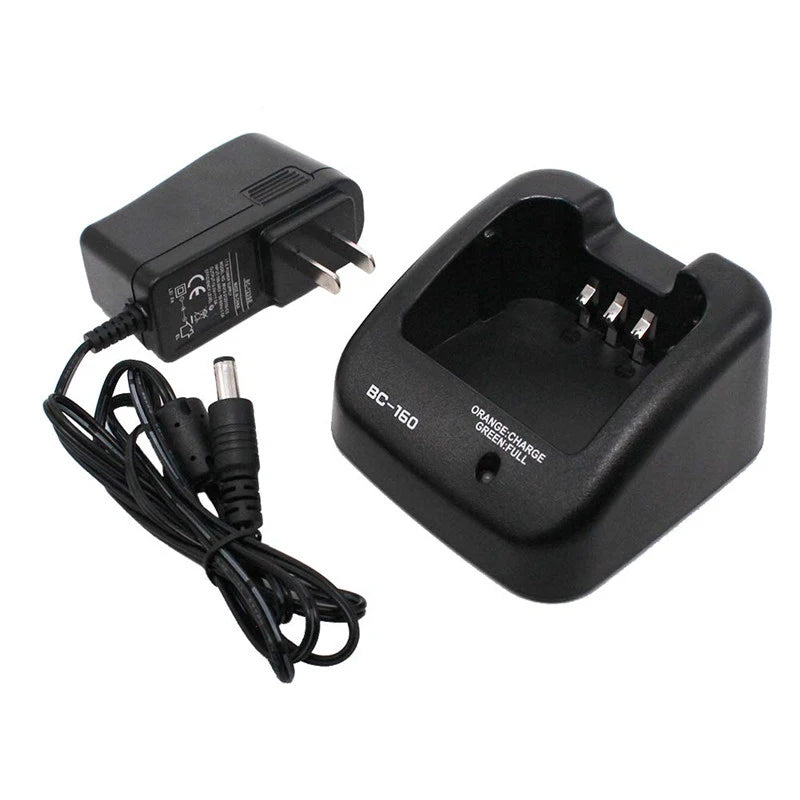 BC-160 Charger for ICOM IC-A14 IC-F14 IC-F24 IC-F33GS IC-F33GT IC-F3011 IC-F4011