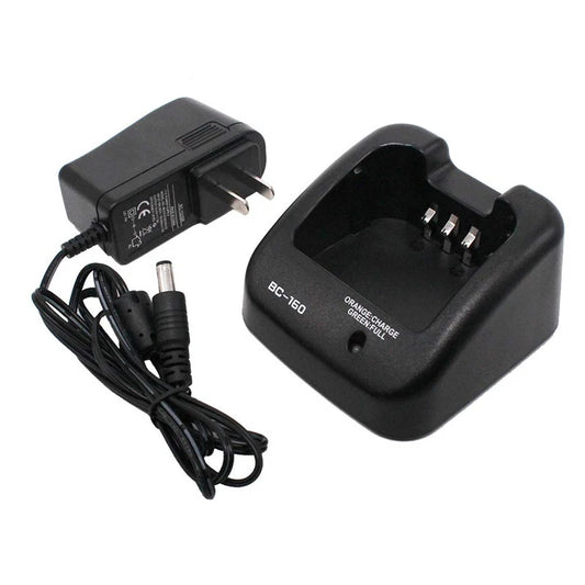 BC-160 Charger for ICOM IC-A14 IC-F14 IC-F24 IC-F33GS IC-F33GT IC-F3011 IC-F4011