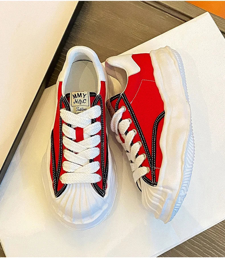 Black Canvas Shoes Woman Vulcanize Shoes Ladies Sneakers Shoes for Women 2025 Platform Sneakers Casuales Trainers Sneakers Women