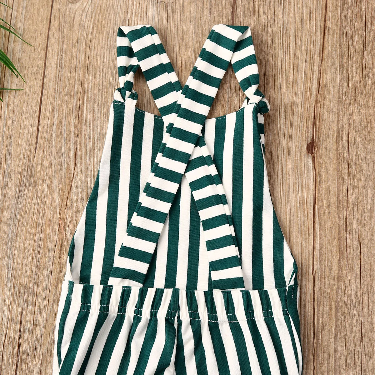 2025 New Toddler Kids Baby Girls Clothes Sleeveless Stripe Romper Jumpsuit Flare Long Pants Overalls Summer Fall Kids Clothing