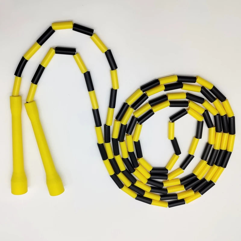NEVERTOOLATE 4.5MM core 150 gram heavy beaded coach chris  2.9m hard bead beaded rope fitness freestyle skipping jump rope