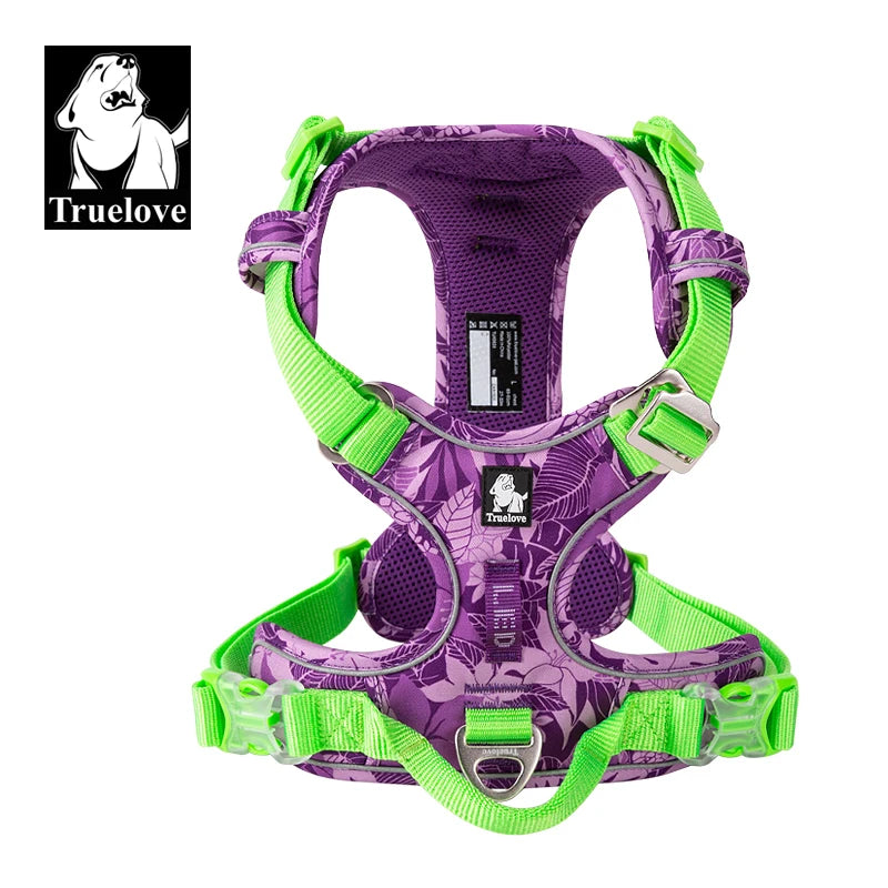 Truelove Dog Harness No Pull Vest Soft Adjustable Safety Harness For Dog Small Large Running Training French Bulldog Front Nylon