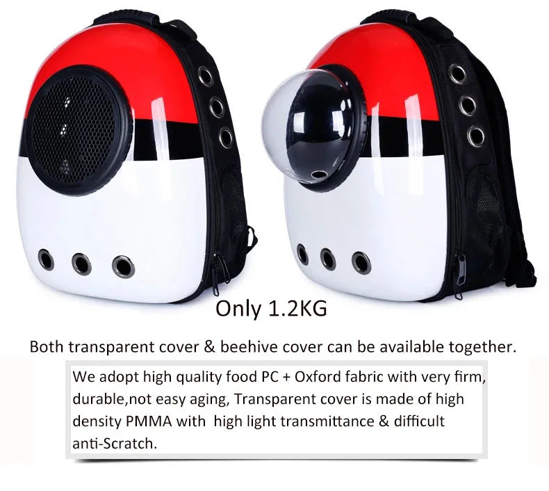High Quality Window Transport Carrying Breathable Travel Bag Bubble Astronaut Pet Dog Space Capsule Cat Carrier Backpack