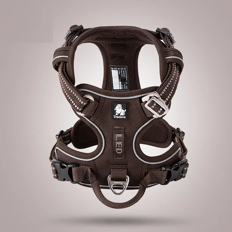 Truelove Dog Harness No Pull Vest Soft Adjustable Safety Harness For Dog Small Large Running Training French Bulldog Front Nylon