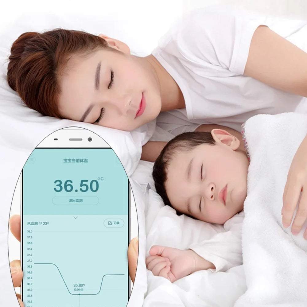 Mjia Smart Digital Baby Thermometer Clinical Thermometer Accrate Measurement Constant Monitor High Temprature Alarm