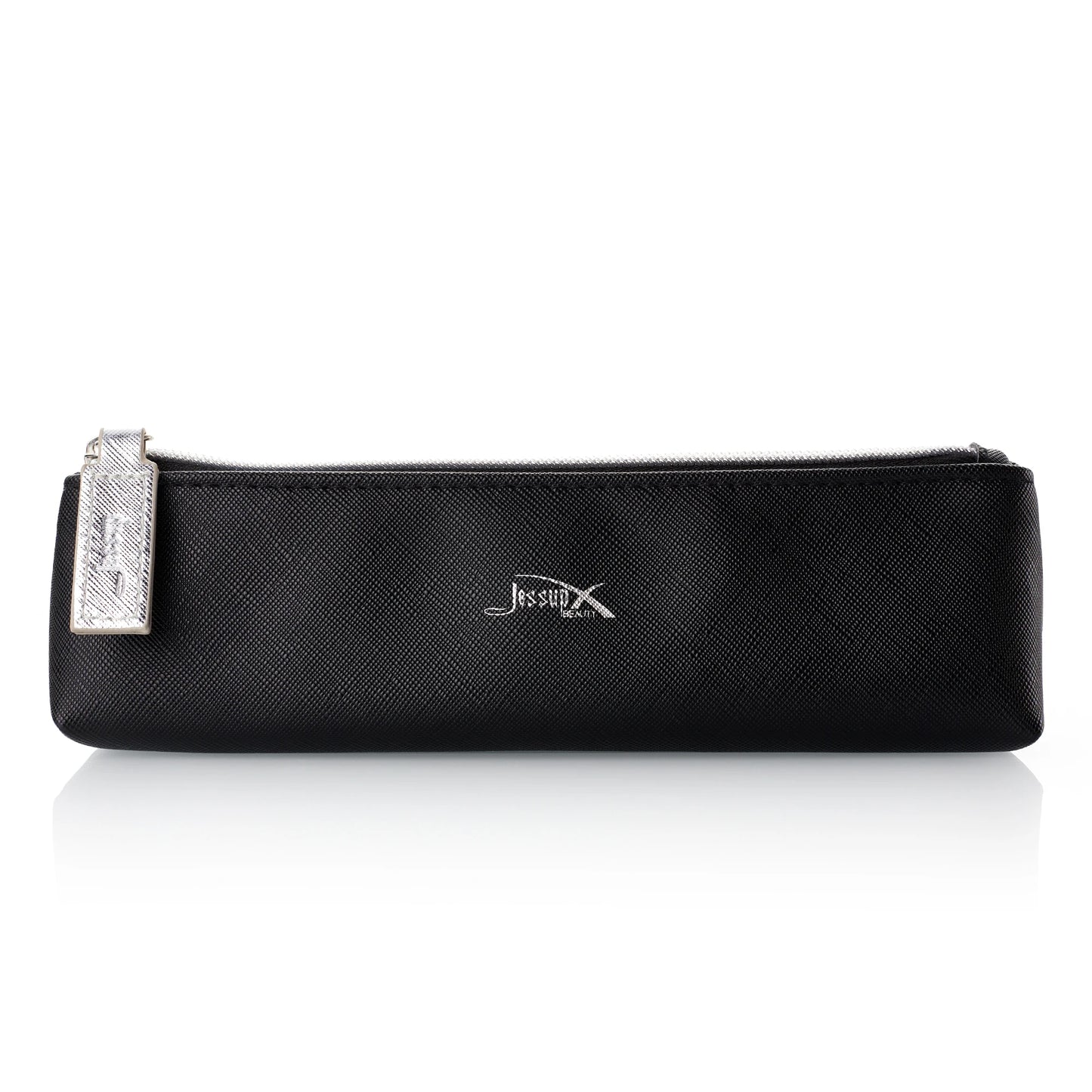 Jessup Black Cosmetic Bag Storage Set for Makeup Accessories Women Bags Make Up Tools Travel Beauty Case PU Leather