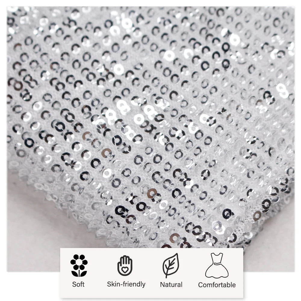 Modest Green Long Sleeve Mermaid Sequin Evening Gown Formal Dress Gold O Neck Stretch Women Wedding Party Maxi Cocktail Dresses