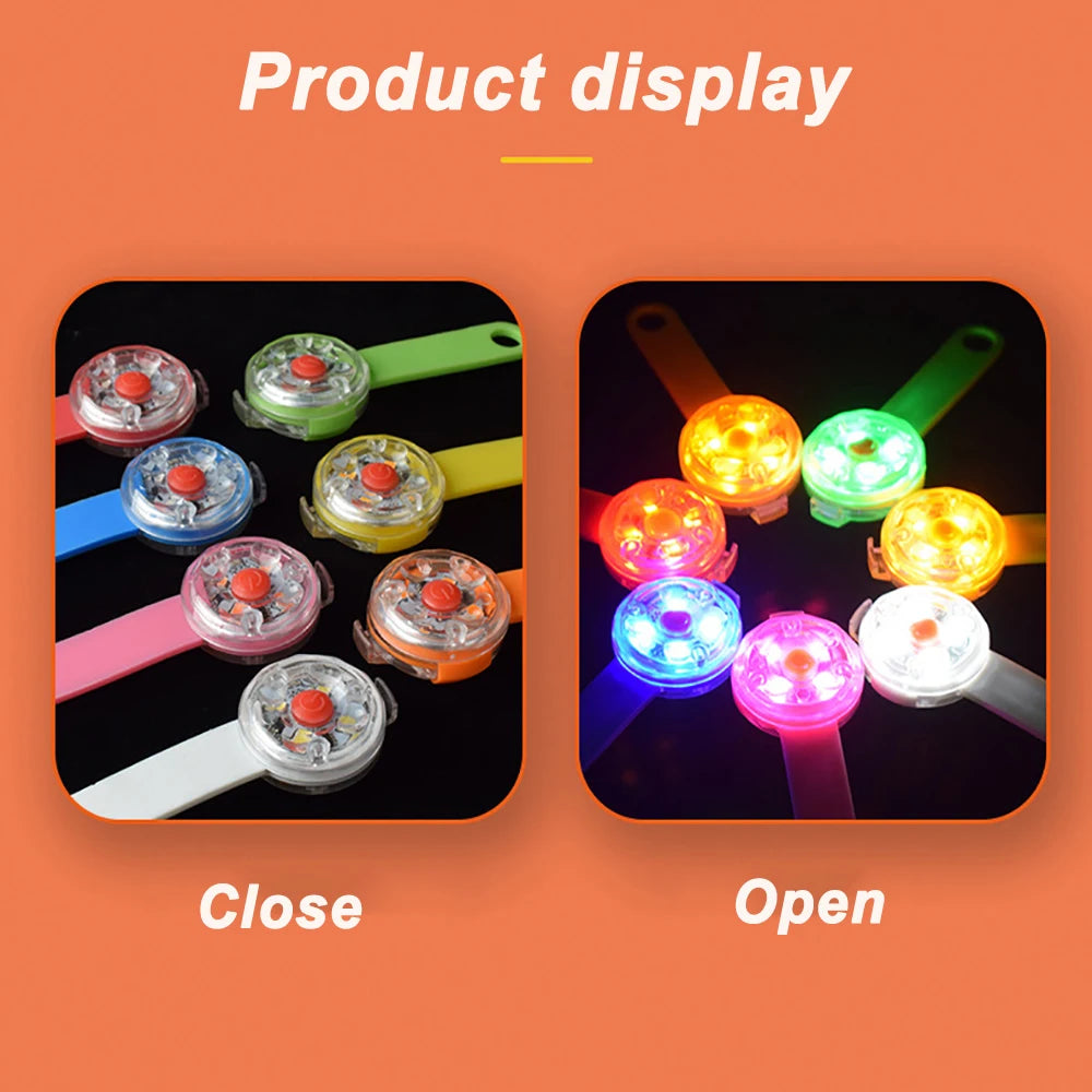 IPX7 Waterproof LED Pet Dog Cat Collar Pendant Night Safety Luminous Light Flashing Pendant With Light for Dog CatAccessories