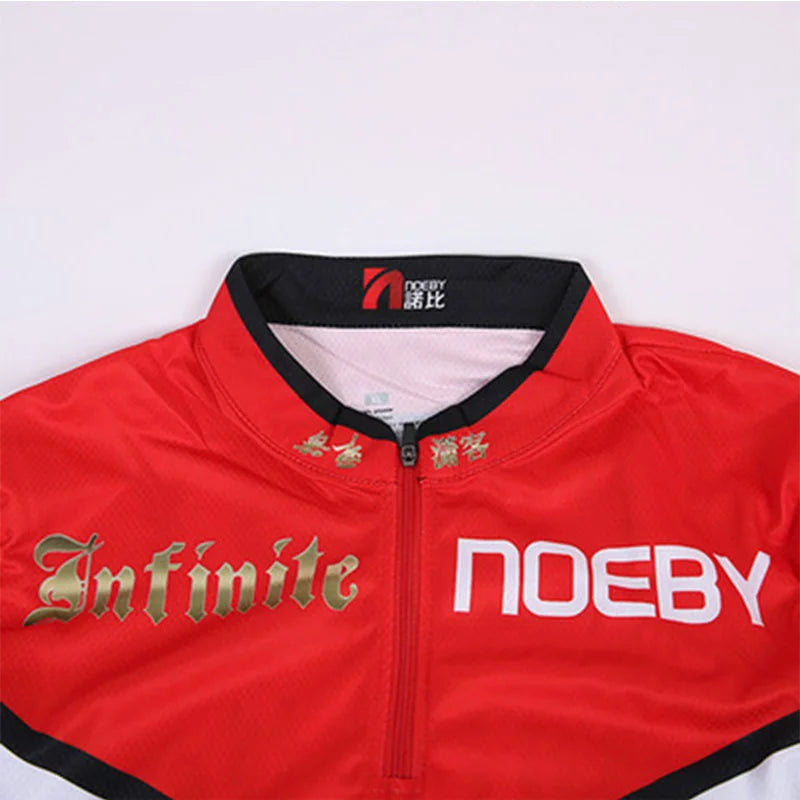 Noeby Long Sleeve Shirt Fishing Clothes Quick Dry Anti-friction Printing Clothes Fishery Fishing Supplies Accessories Clothing