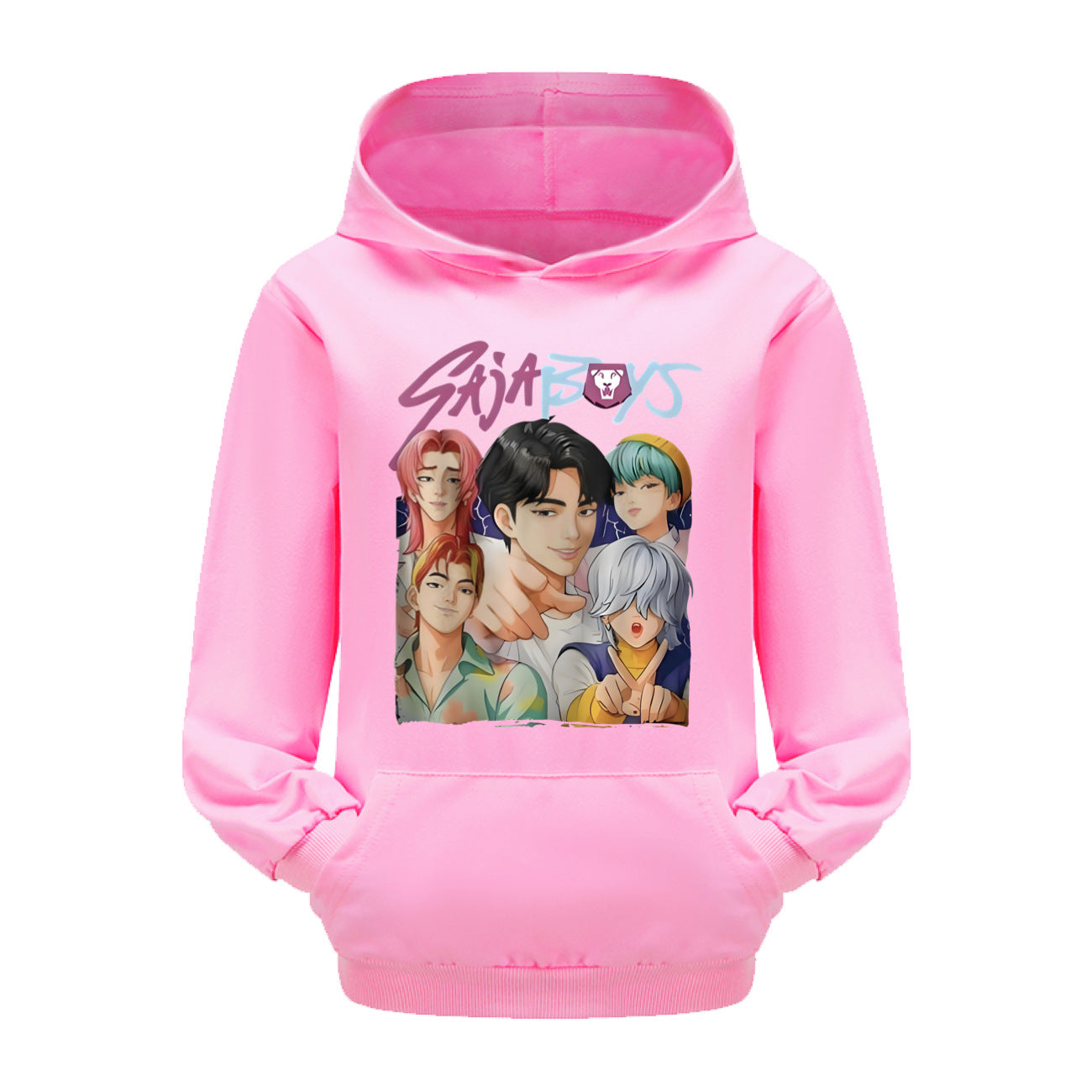 KPop Demon Hunters SAJABOYS Hoodie Kids Clothes Girls Clothing Fashion Teen Boy Clothes Spring Autumn Sweatshirt Children's Tops