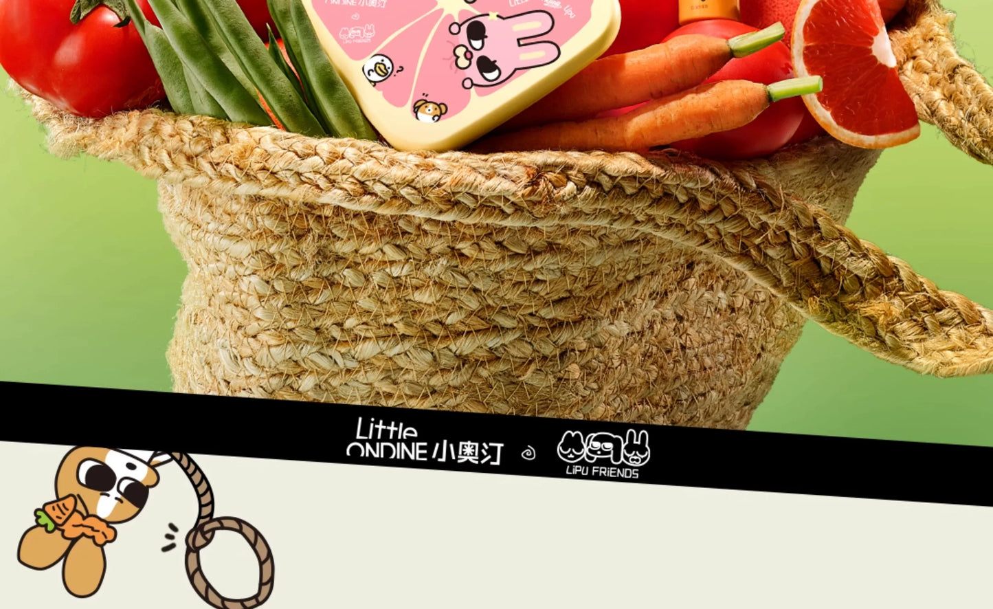 Little Ondine Foundation Air Cushion Cream Cute Carton Xiaoaoting Foundation Makeup Cosmetics