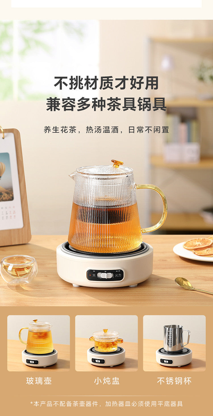 1.2L Folded Electric Cooking Pot Portable Multicooker Travel Rice Cooker Split Hot Pot 304 Stainless Steel Electric Skillt 500W