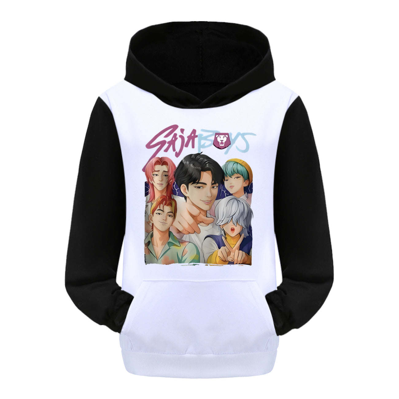 KPop Demon Hunters SAJABOYS Hoodie Kids Clothes Girls Clothing Fashion Teen Boy Clothes Spring Autumn Sweatshirt Children's Tops