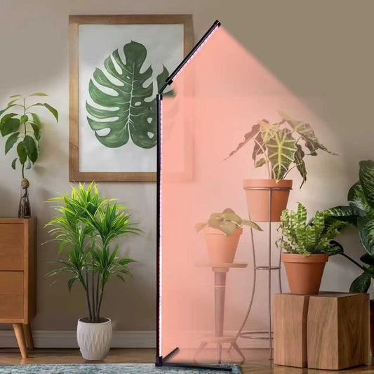 24V 80INCH Indoor Plant Growth Lamp Full Spectrum Seed Plant Lamp with Timer and Three Color Dimmable Floor Plant Growth Lamp