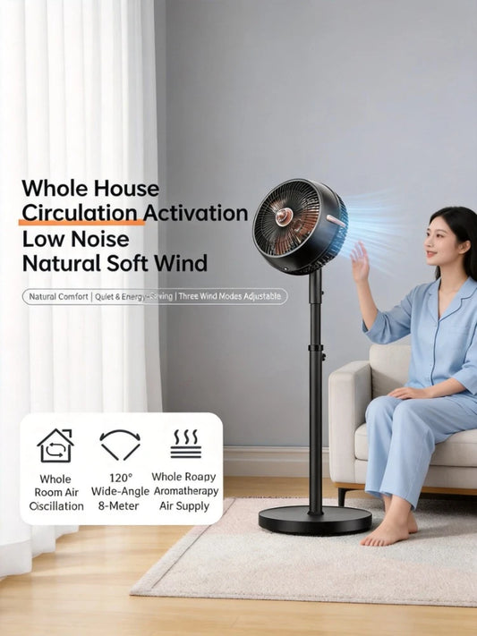 Smart Remote Control Air Circulation Fan High Wind Silent Floor Desktop Fan For Home Dormitory