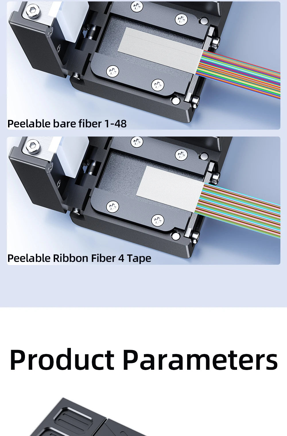 Fiber Thermal Stripper Pliers Heated Optical Wire Stripping Slitter Ribbon Fiber Hot Stripper Cable Fusion Tool SAIVXIAN U9