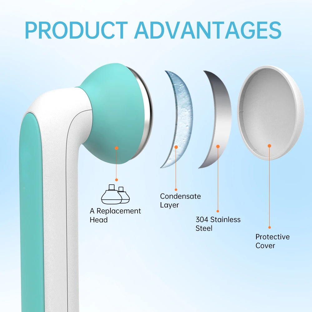 Face Ice Massager Cooler RollerIce Compress Hammer Skin Tighten Reduce Edema Shrink Pores Body Relax Cold Therapy Skincare Tools