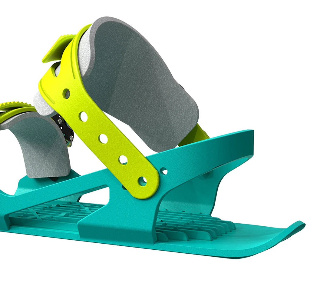 Children's Mini Short Ski Skates Snowboard Adjuatable Adults Short Snow Skateboard Boots Skiboards Portable for Winter Outdoor